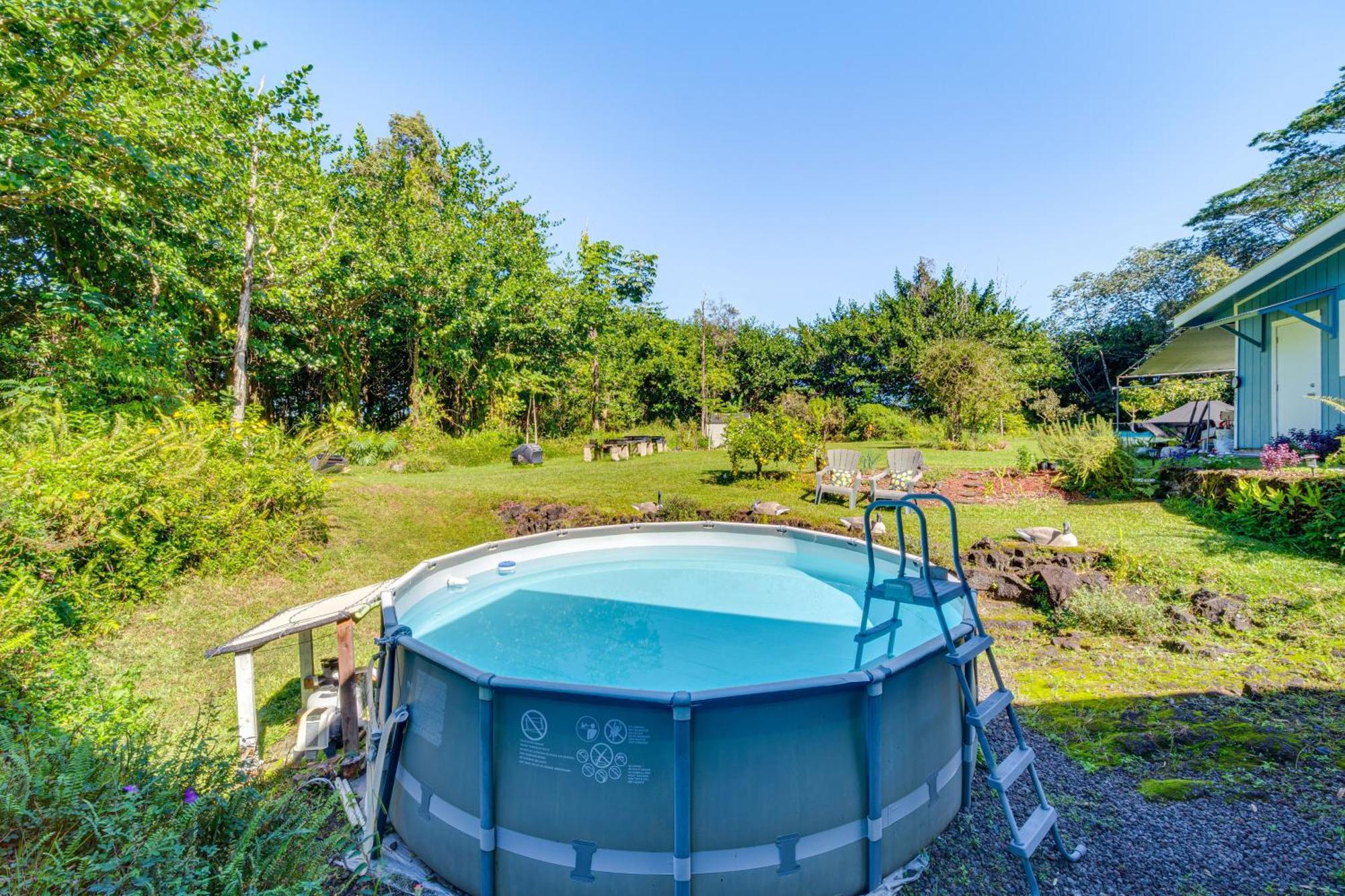 Keaau Apartment On Beautiful Acre With Pool And Deck! Esterno foto